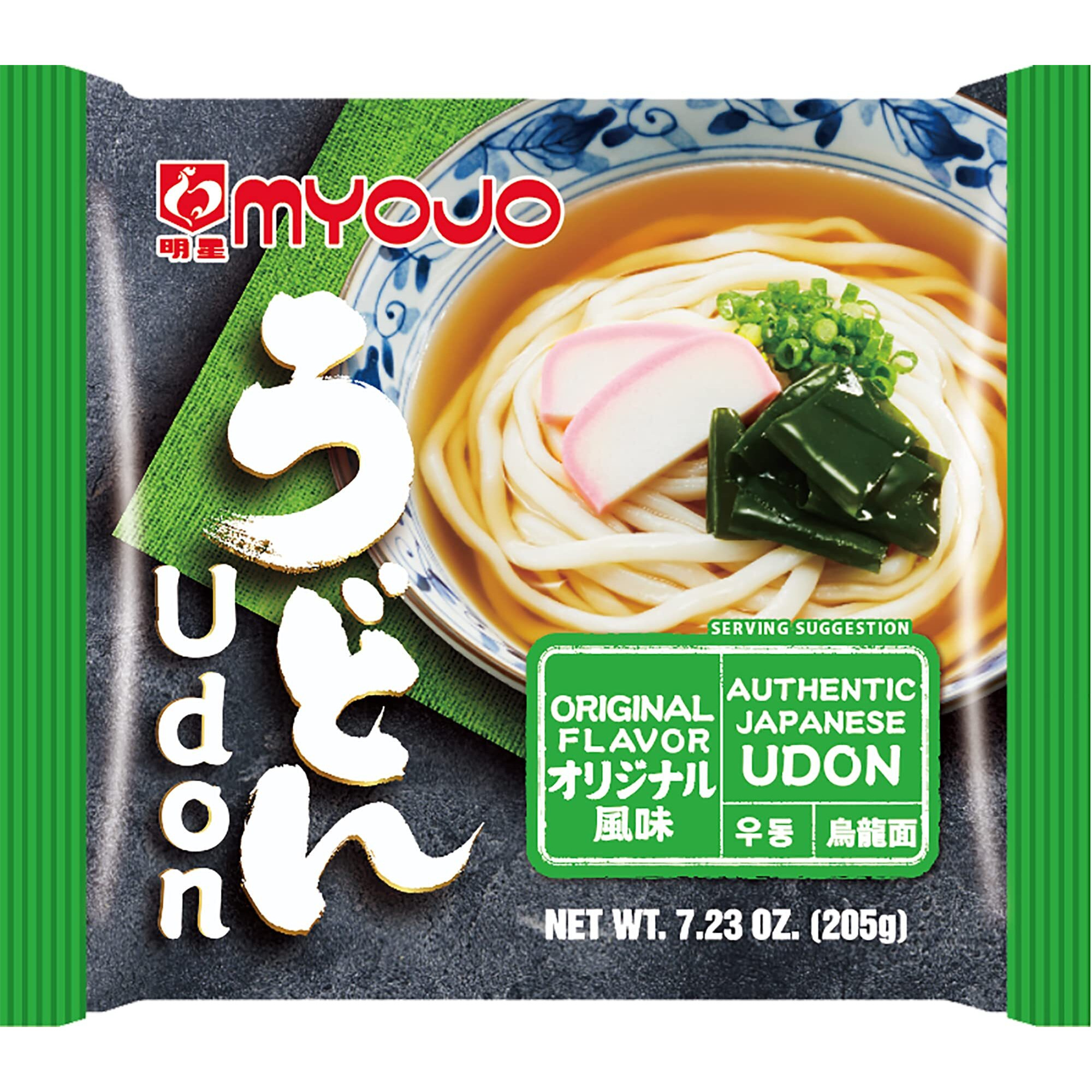 Myojo Udon Japanese Style Noodles With Soup Base, Oriental Flavor, 7.23-Ounce Bag (Pack Of 15)