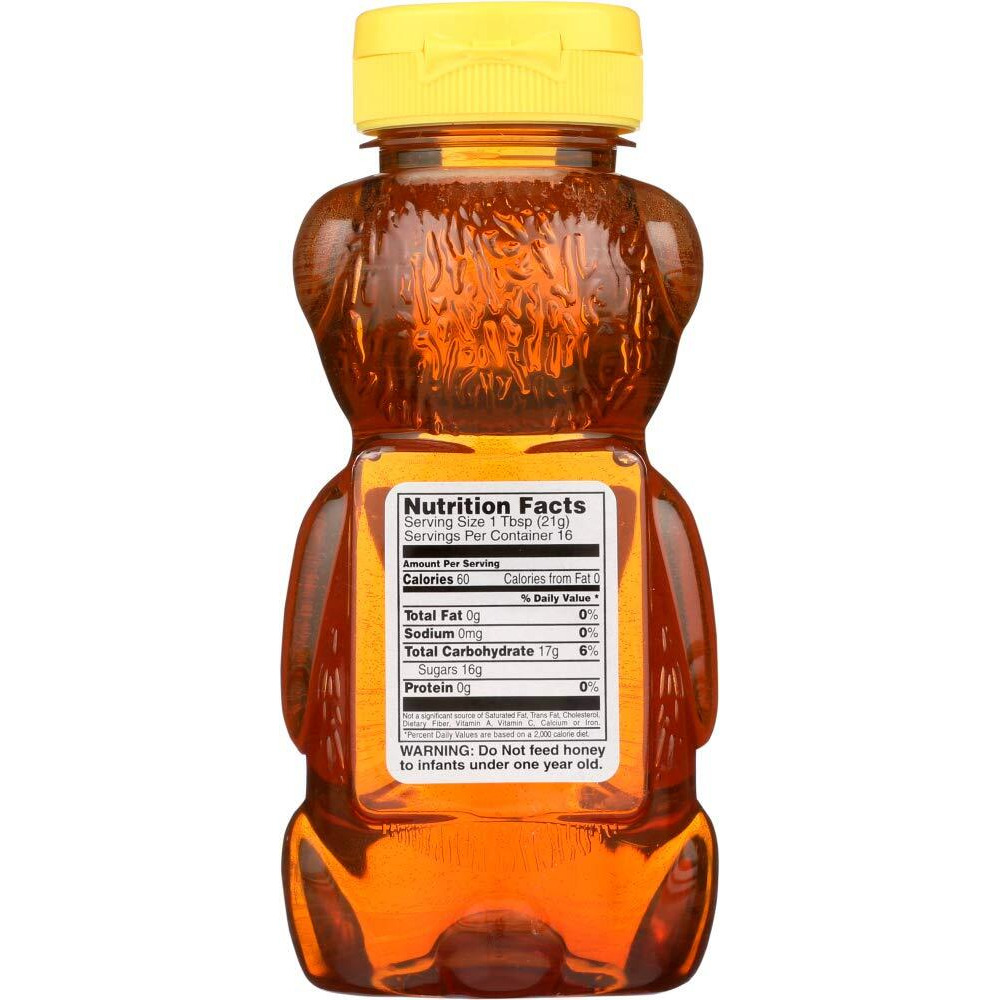 Sweetgourmet Gunter's Clover Honey Bears, 12 Oz (Pack Of 16)