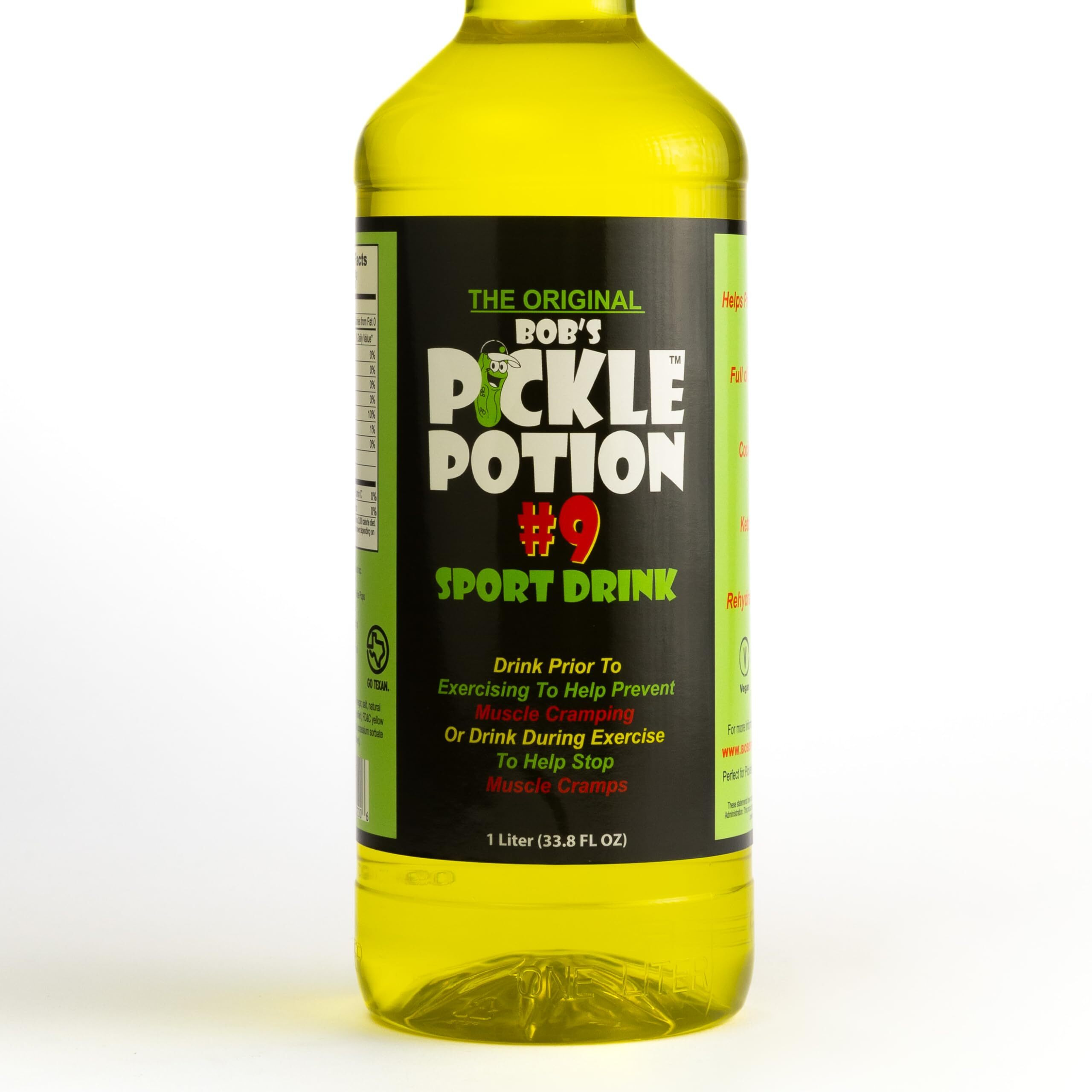 Bob's Pickle Potion 9 Dill Juice - Sports Drink (Liter)