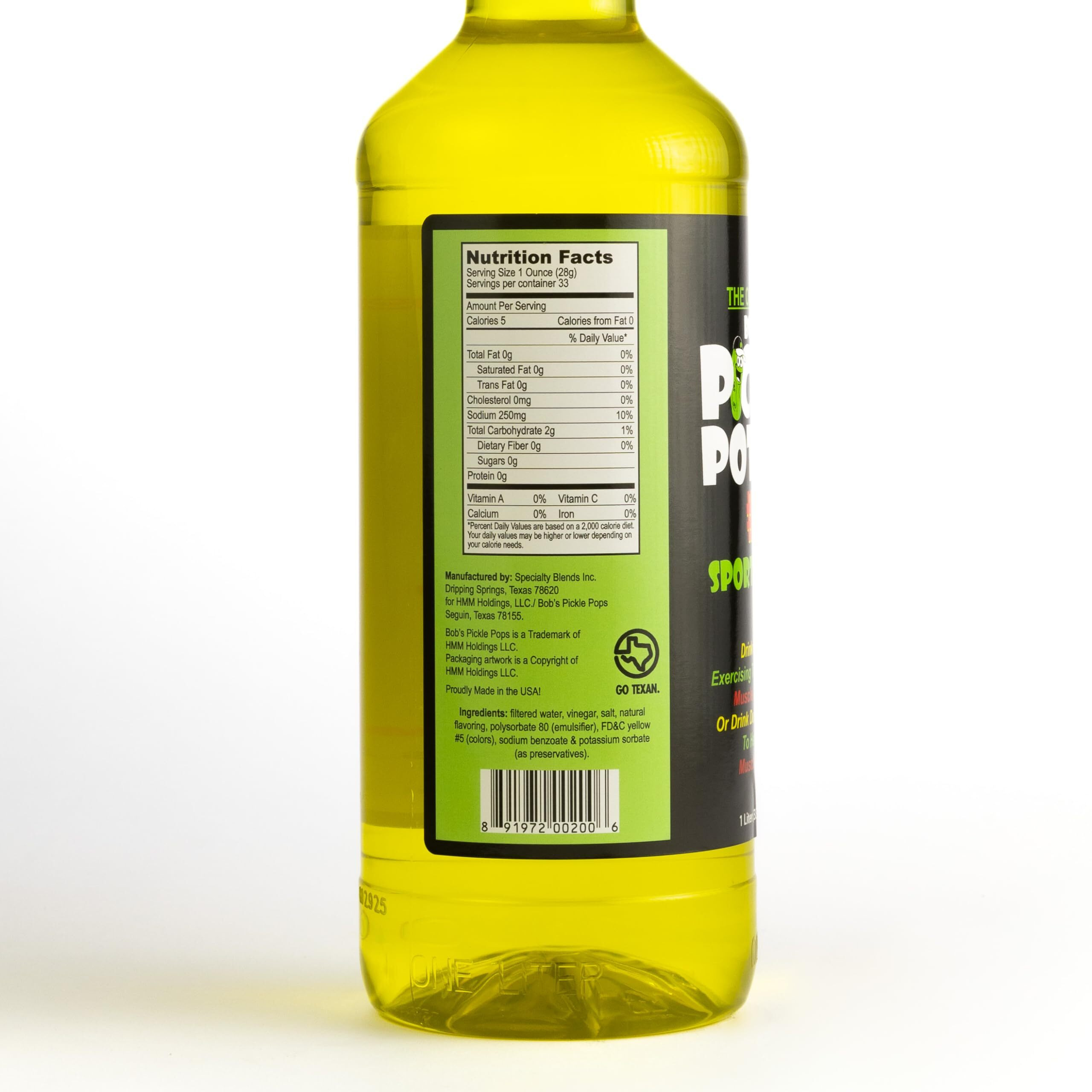 Bob's Pickle Potion 9 Dill Juice - Sports Drink (Liter)