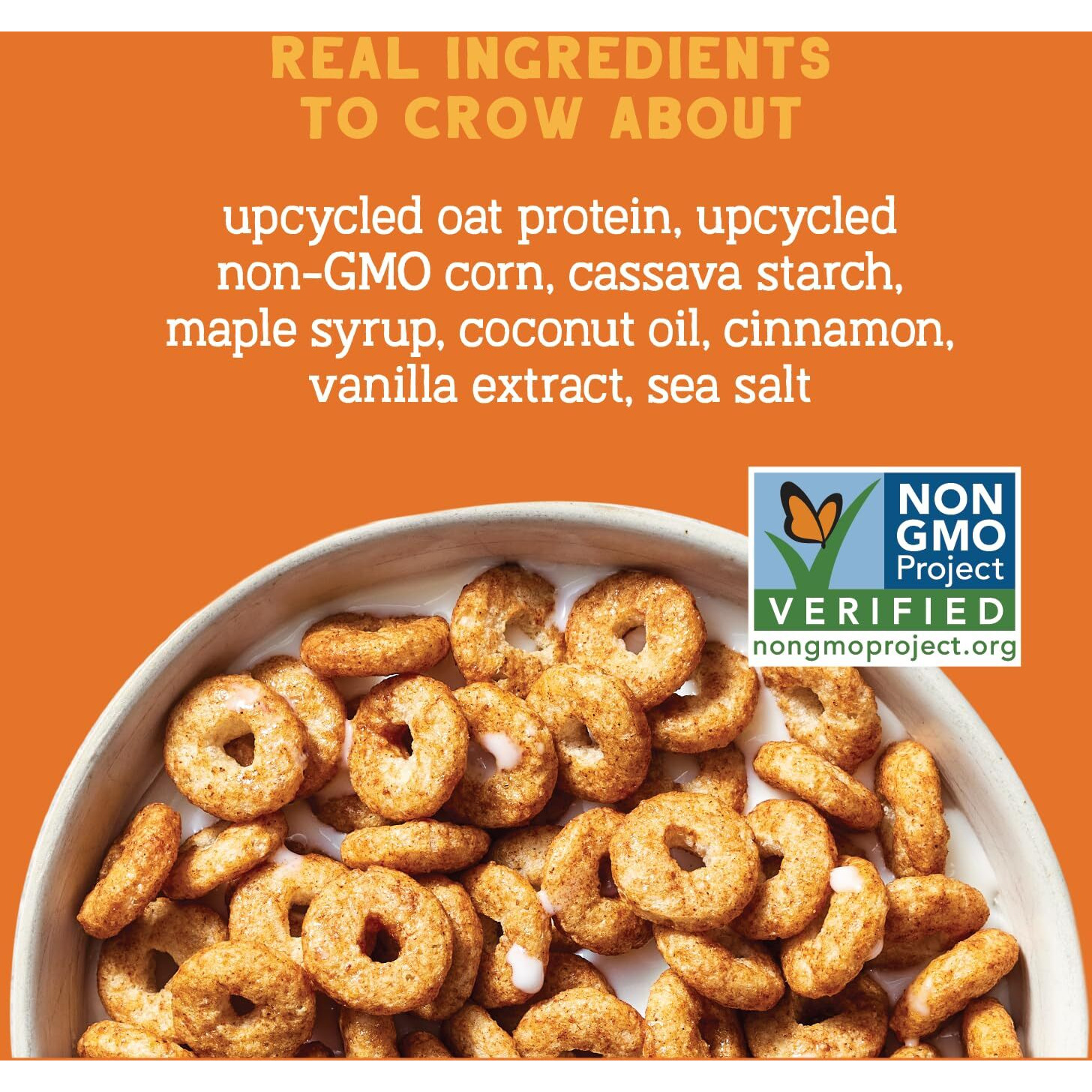 Seven Sundays Oat Protein Cereal, Maple Cinnamon, 8 Oz Bag (Pack Of 3), Gluten Free, 5G Upcycled Protein, 0G Refined Sugar, Crunchy Sweet Snack