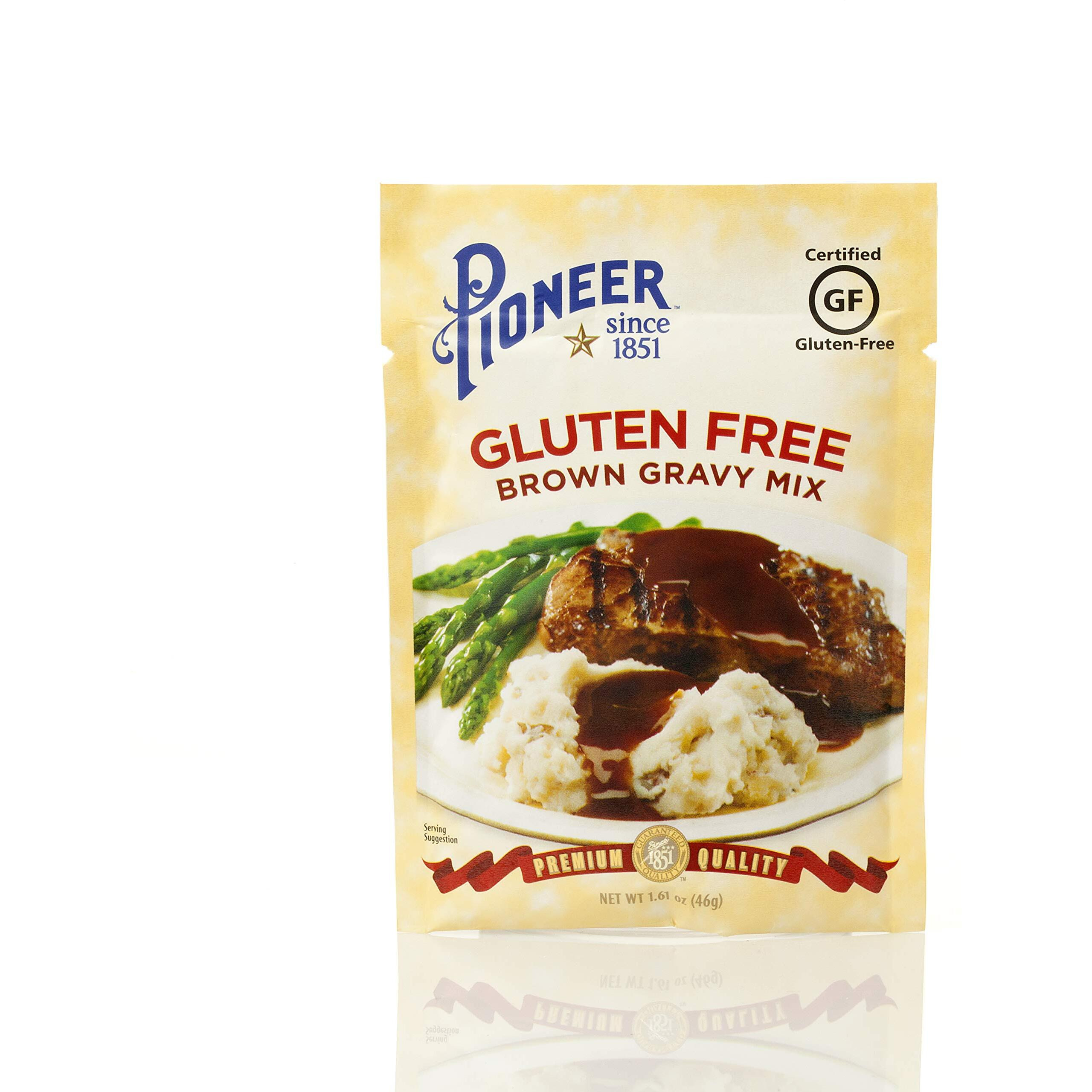 Pioneer Brand Gluten Free Brown Gravy Mix, 1.61 Ounce (Pack Of 12)