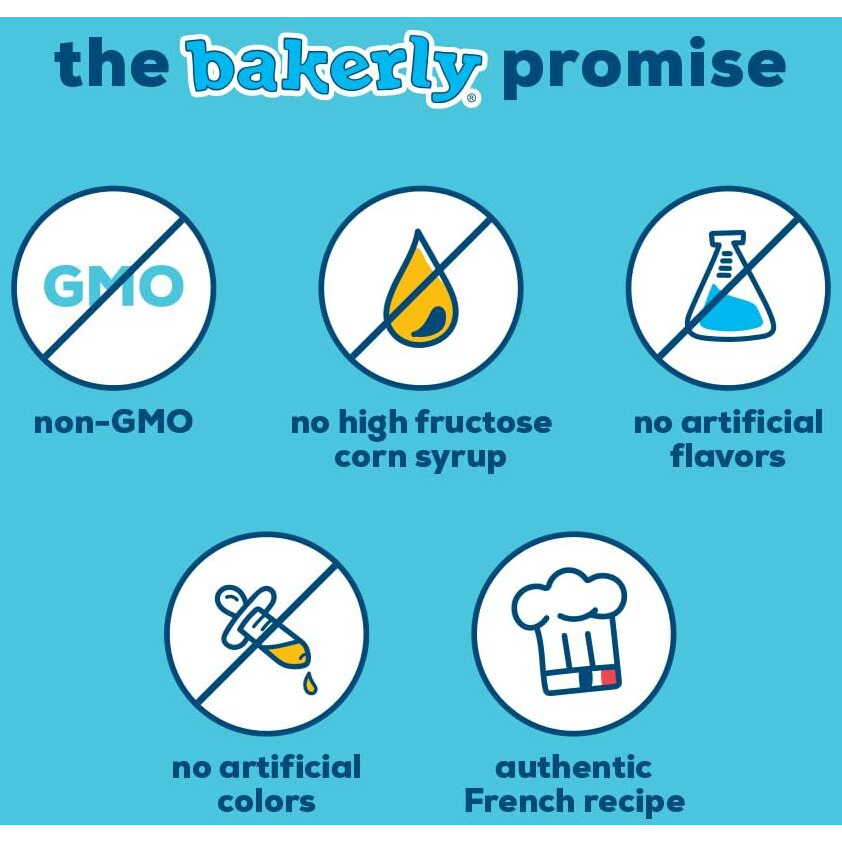 Bakerly Chocolate Hazelnut Filled Crepes To Go Non Gmo, Free From Artificial Flavors & Colors, Pack Of 4, 6-Count (24 Total Crepes)
