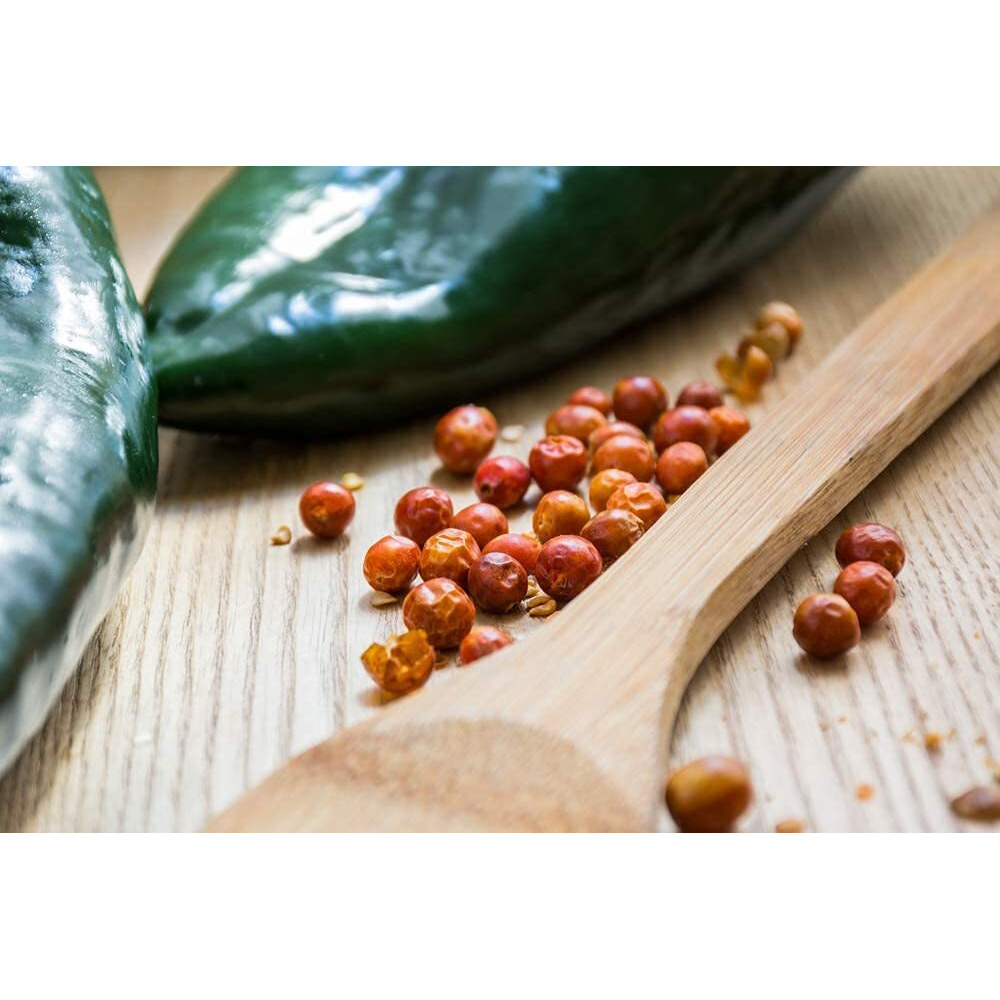 Dried Chiltepin Peppers (Chile Tepin) - 2Oz Bag - Great For Use With Seafood, Sauces, Stews, Salsa, Meats. Very Hot With A Smoky Flavor. Air Tight Resealable Bag. By Amazing Chiles & Spices