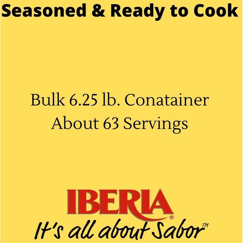 Iberia Yellow Rice 6.25 Lb. Bulk Spanish Style Seasoned Rice