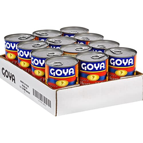 Goya Foods Salad Cut Hearts Of Palm (Palmitos), 14-Ounce (Pack Of 12)