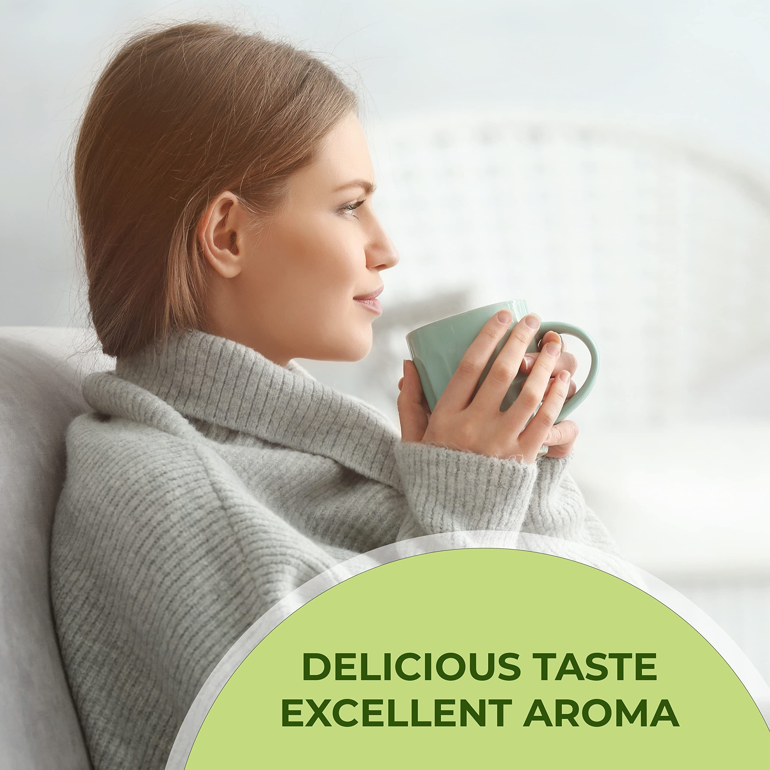 Japanese Green Tea Co. Aracha Loose Leaf Japanese Green Tea (100 Pack) - Authentic All-Natural Vegan Highest Grade Organic Green Tea Bags - Mild Taste And Rich In Antioxidants