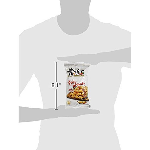 Huangfeihong 6 Count, Spicy Crispy Peanut, 3.38 Oz.