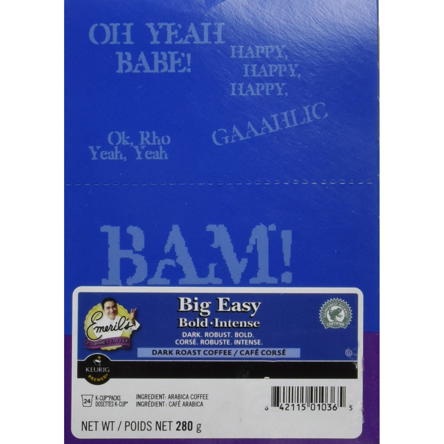 Emeril's K-Cups, Big Easy Bold, 25 Count, 0.85 Ounce Box (Pack Of 2)