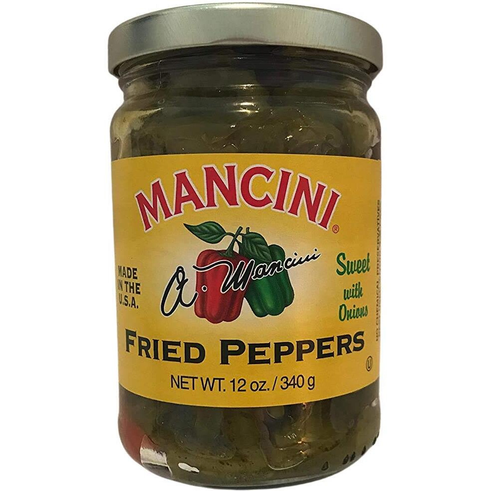 Mancini - Fried Peppers With Onions, (2)- 12 Oz. Jars