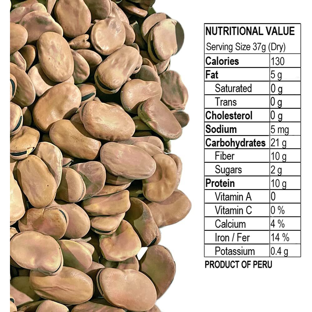 Eastern Feast - Large Broad Fava Beans, 2 Lbs (907G)