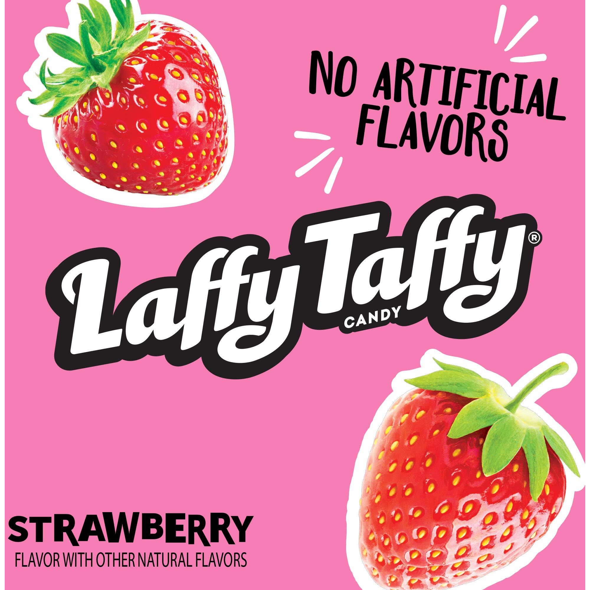 Laffy Taffy Stretchy & Tangy Strawberry, 1.5 Ounce - 24 Count (Pack Of 1) (12124993)