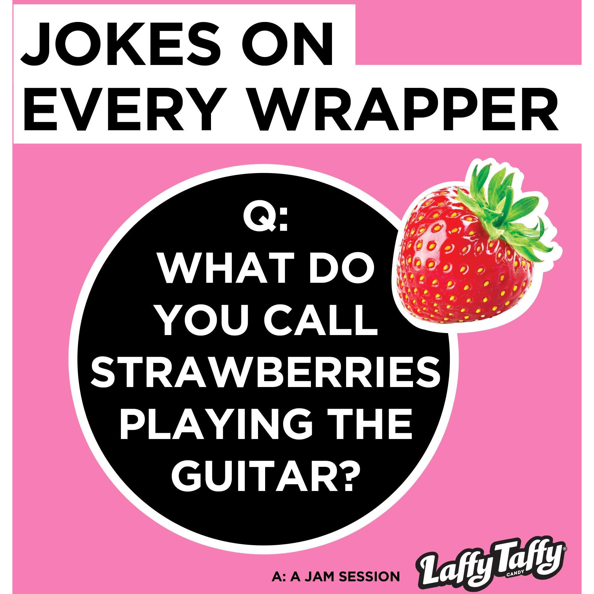 Laffy Taffy Stretchy & Tangy Strawberry, 1.5 Ounce - 24 Count (Pack Of 1) (12124993)