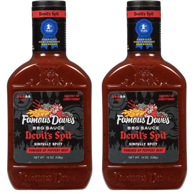 Famous Dave's - 2 Pck, Devil's Spit Bbq Sauce (38 Oz.)