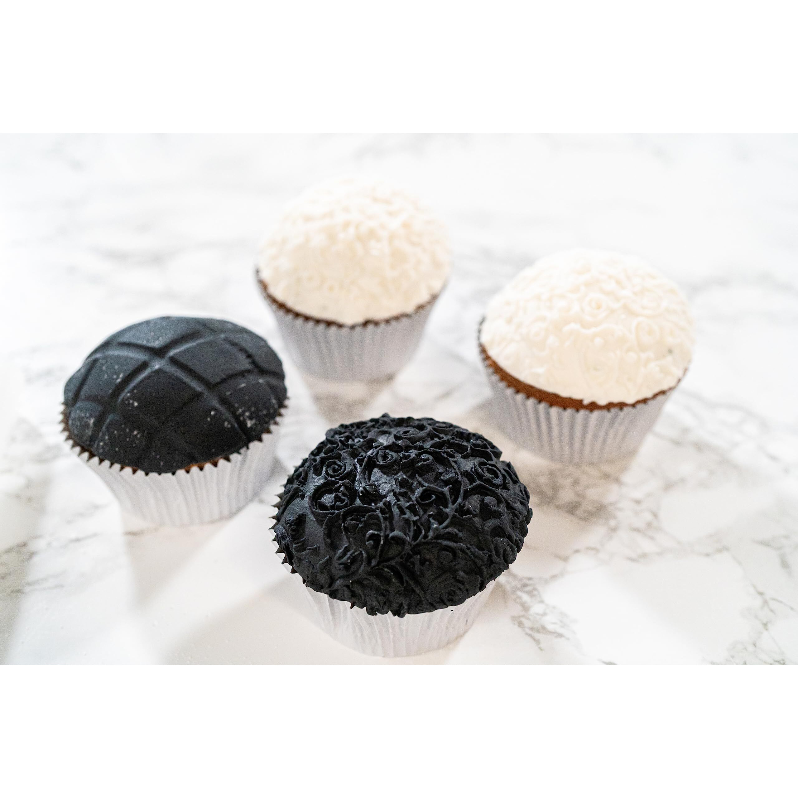 Bakerpan Premium Rolled Black Fondant For Cake Decorating - 1 Pound, Vanilla Flavor