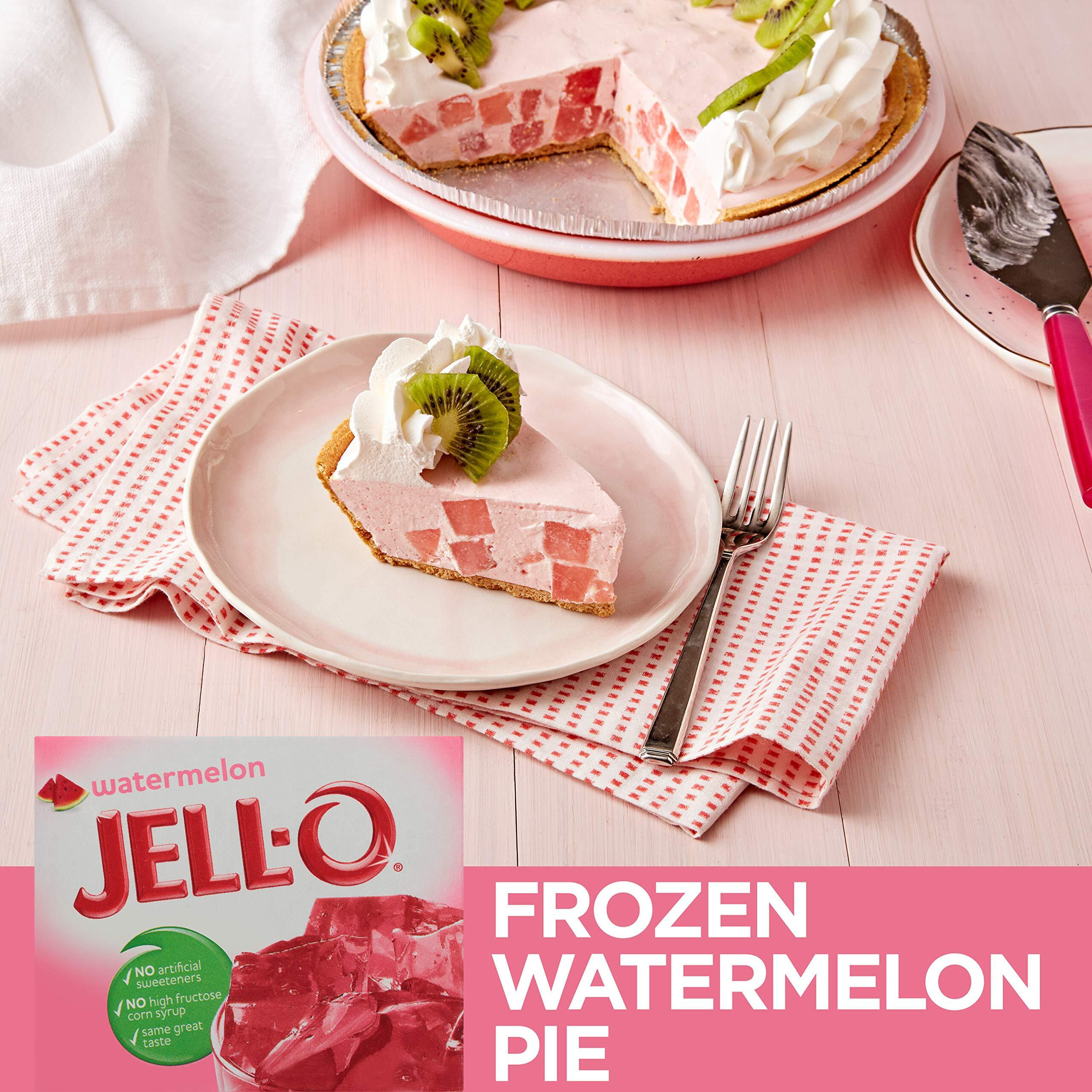 Jell-O Watermelon Gelatin Dessert Mix (24 Ct Pack, 3 Oz Boxes)