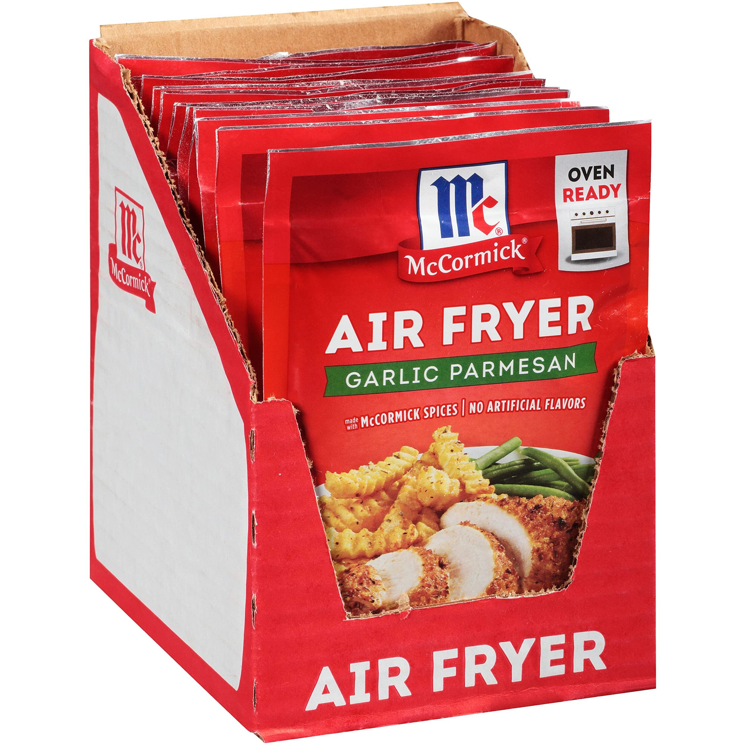 Mccormick Air Fryer Garlic Parmesan Seasoning Mix, 1.25 Oz (Pack Of 12)