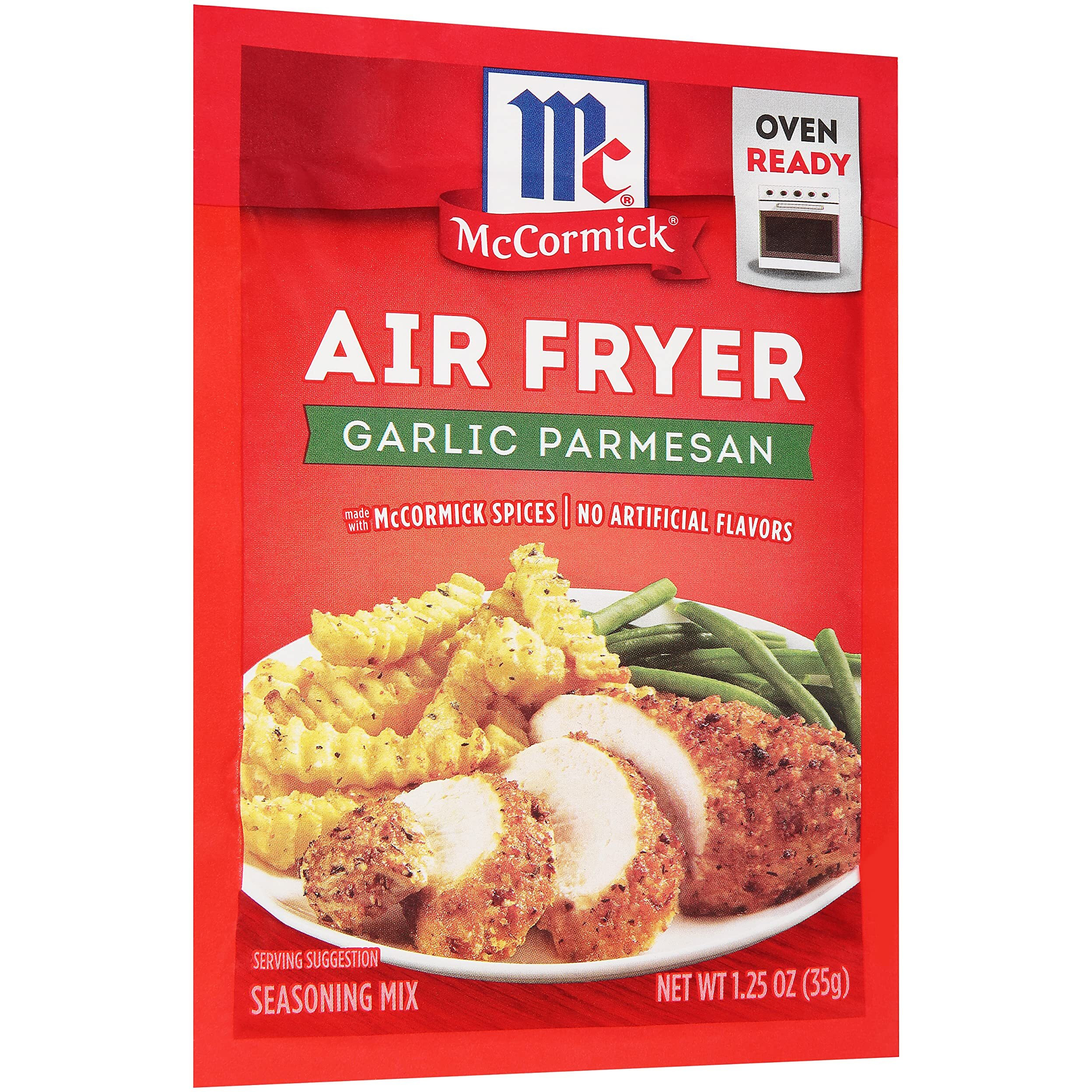 Mccormick Air Fryer Garlic Parmesan Seasoning Mix, 1.25 Oz (Pack Of 12)