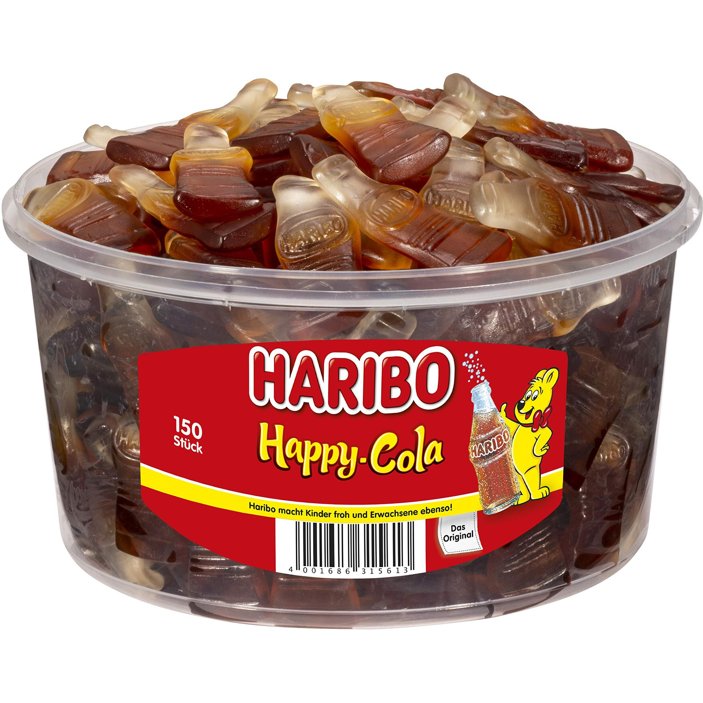 Haribo Original Happy Cola, 150 Pcs