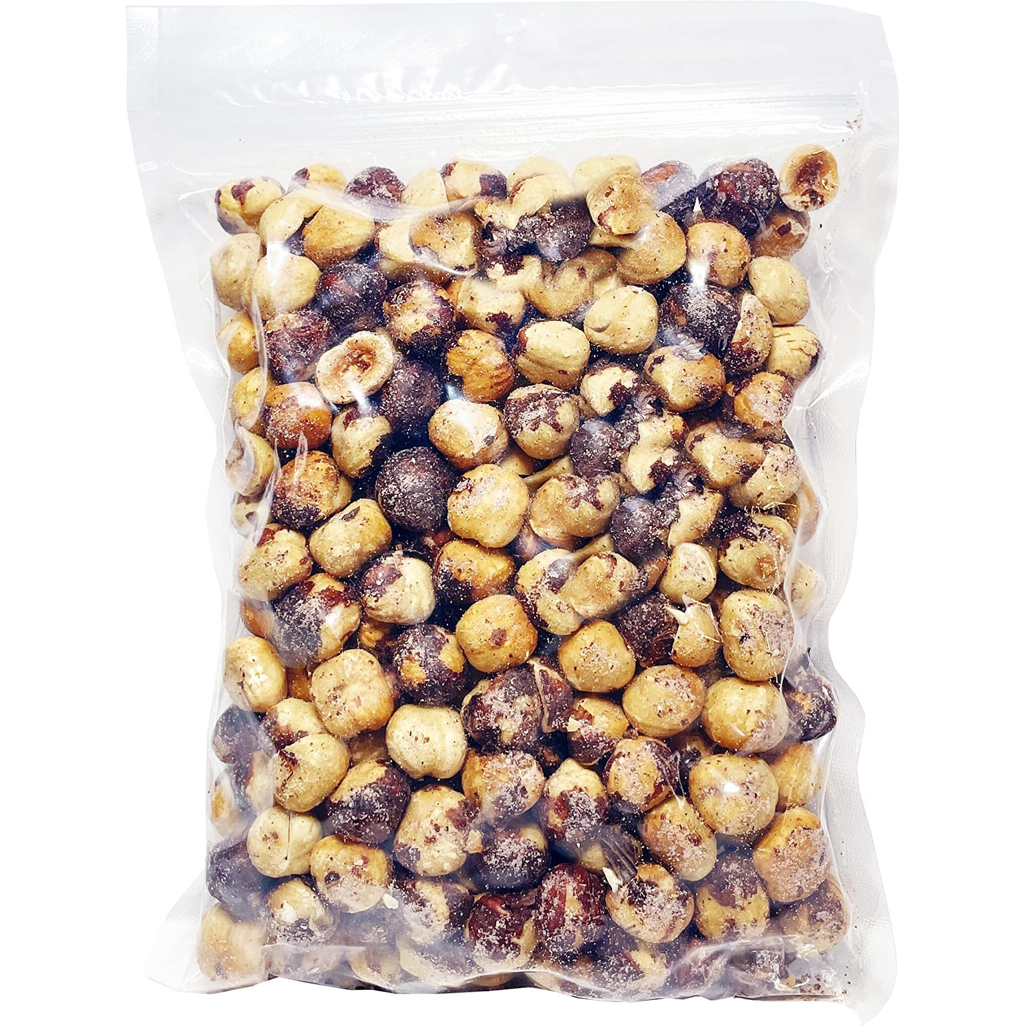 1 Lb | Holmquist Hazelnuts Dry Roasted Hazelnuts | Sea Salt | Skins Mostly Removed | Heart Healthy | Non-Gmo, Gluten Free, Kosher, Resealable, Keto-Friendly