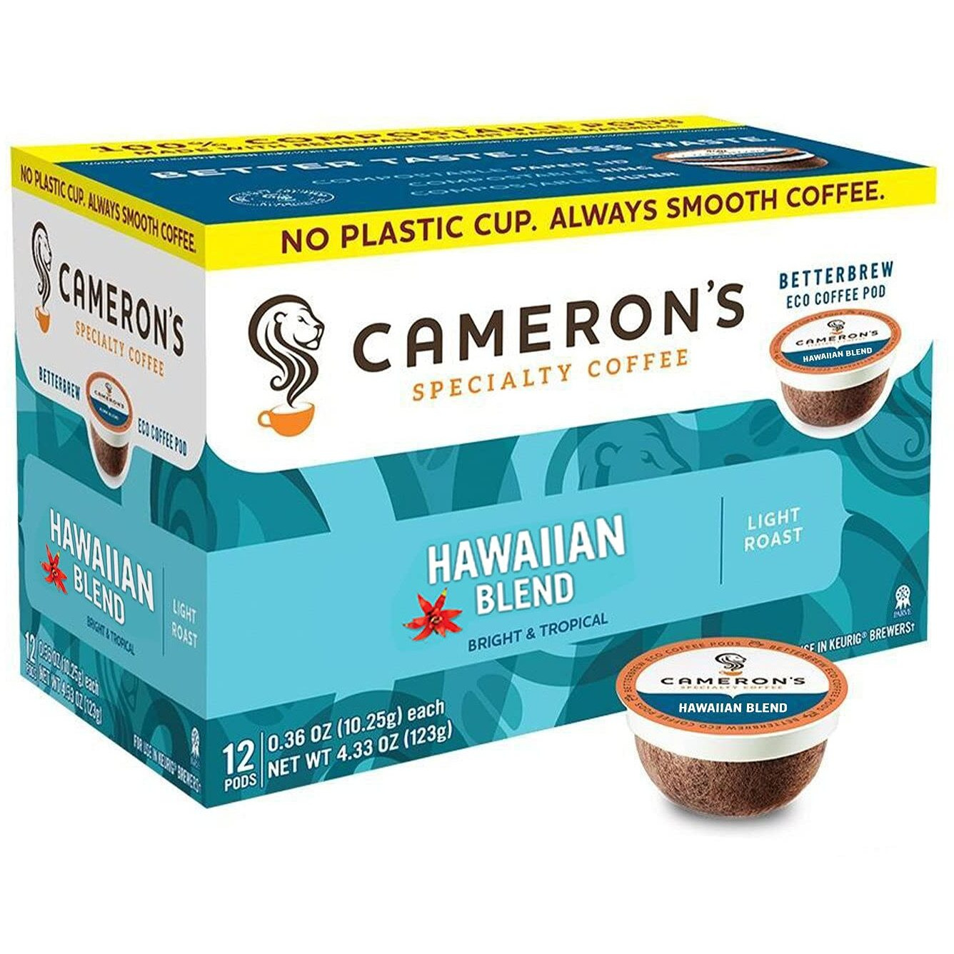 Cameron's Coffee Single Serve Pods, Kona Blend, 12 Count (Pack Of 1)