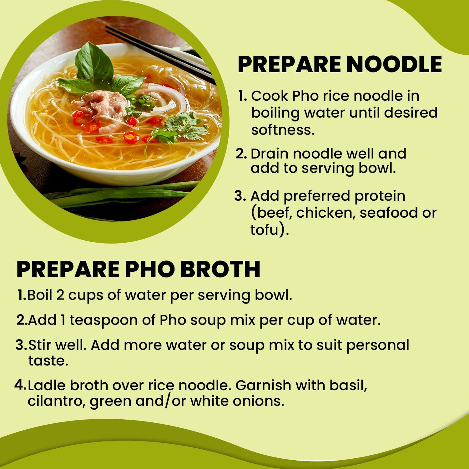 Essence Of Lotus Instant Beef Pho Soup Mix - Ready-To-Eat Flavorful, Restaurant-Quality Pho Broth, Made In The Us (Beef Pho Soup Mix, 6-Pack)