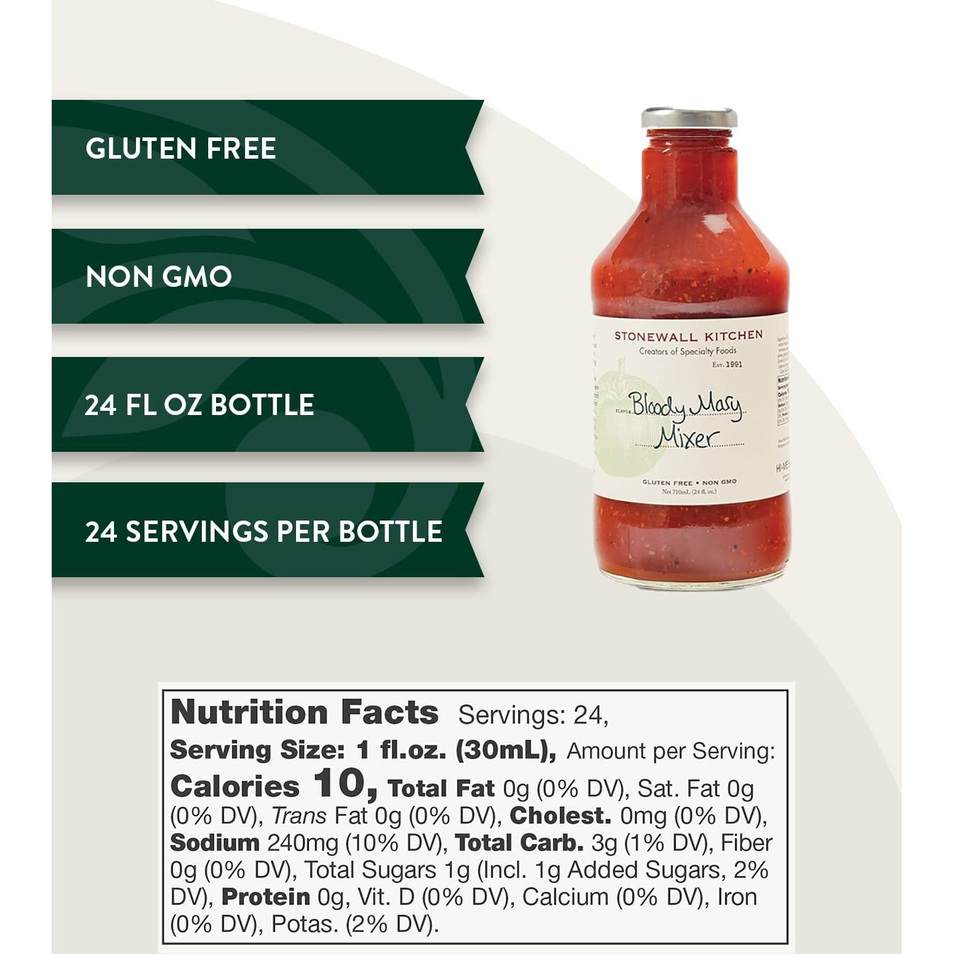 Stonewall Kitchen Bloody Mary Mix, 24 Ounce (Pack Of 2)