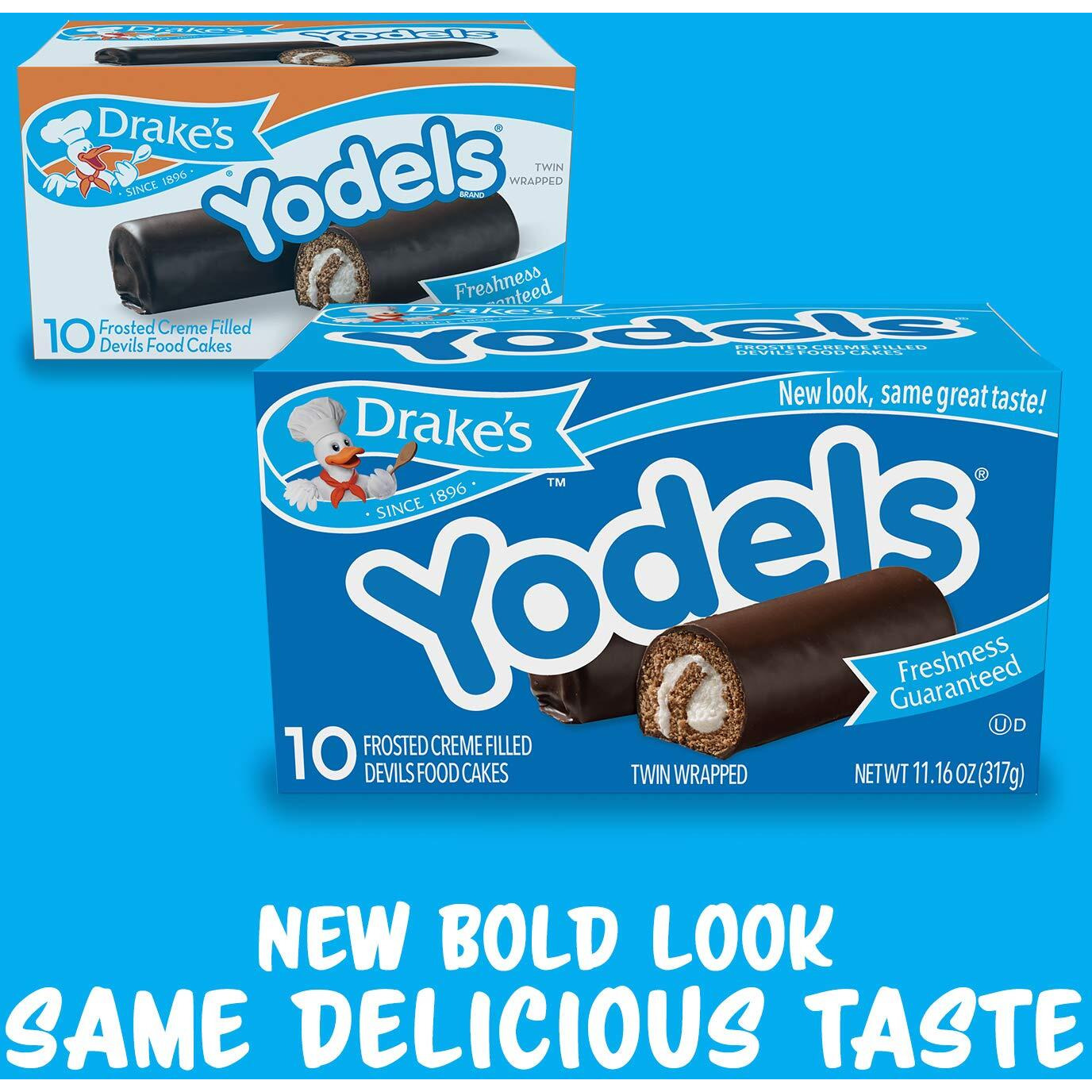 Drake's Yodels, 1.1 Oz Cake Rolls, 6 Boxes