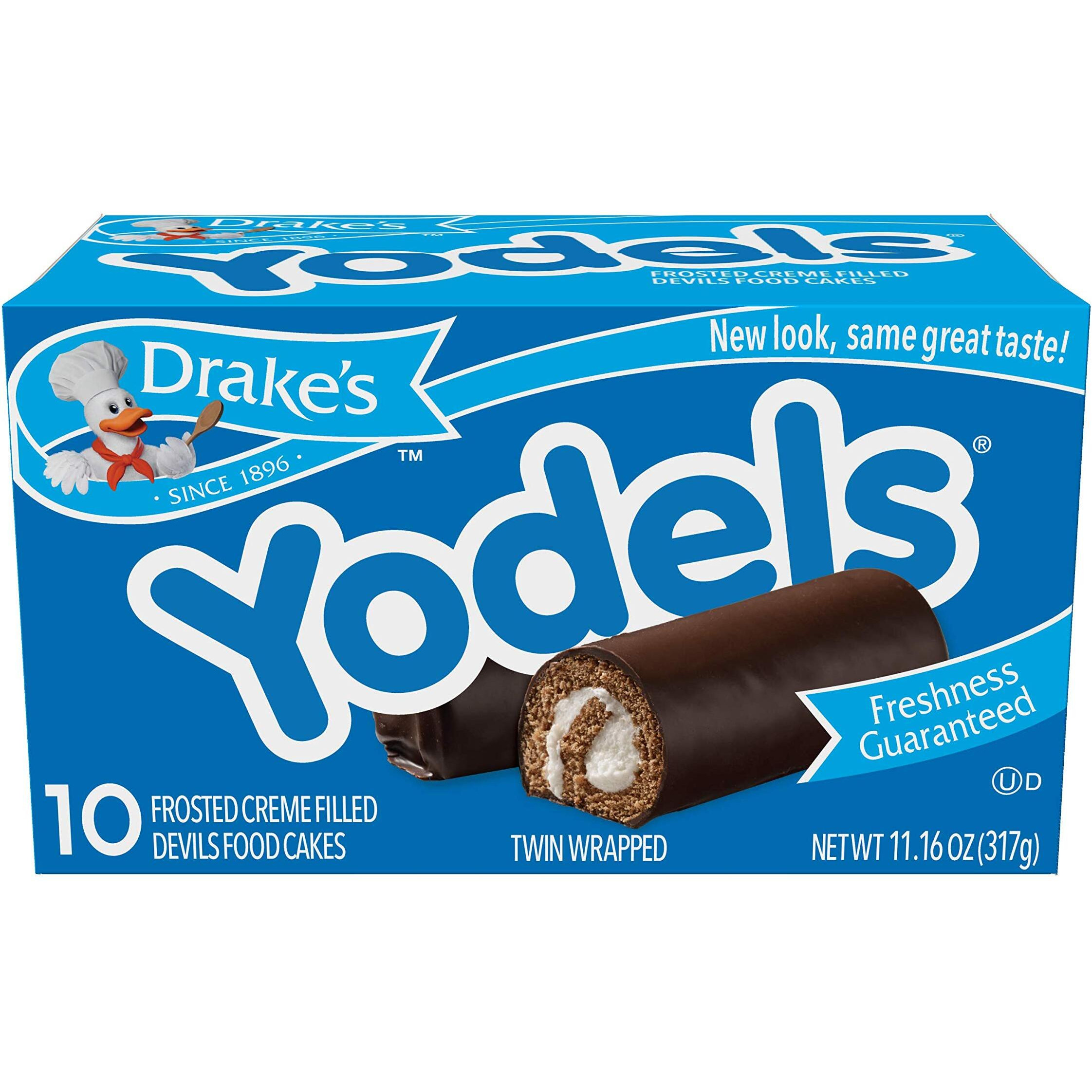 Drake's Yodels, 1.1 Oz Cake Rolls, 6 Boxes