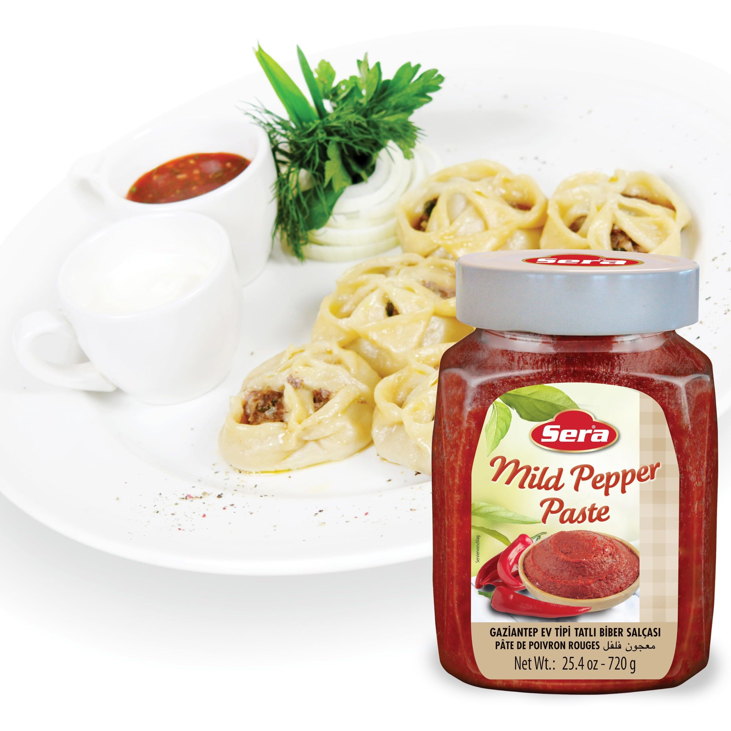 Sera Mild Pepper Paste 25.4 Oz Jar | No Sugar | No Artificial Preservatives | Add A Unique, Peppery Flavor To Your Dishes | Great As A Spread Or In Sandwiches