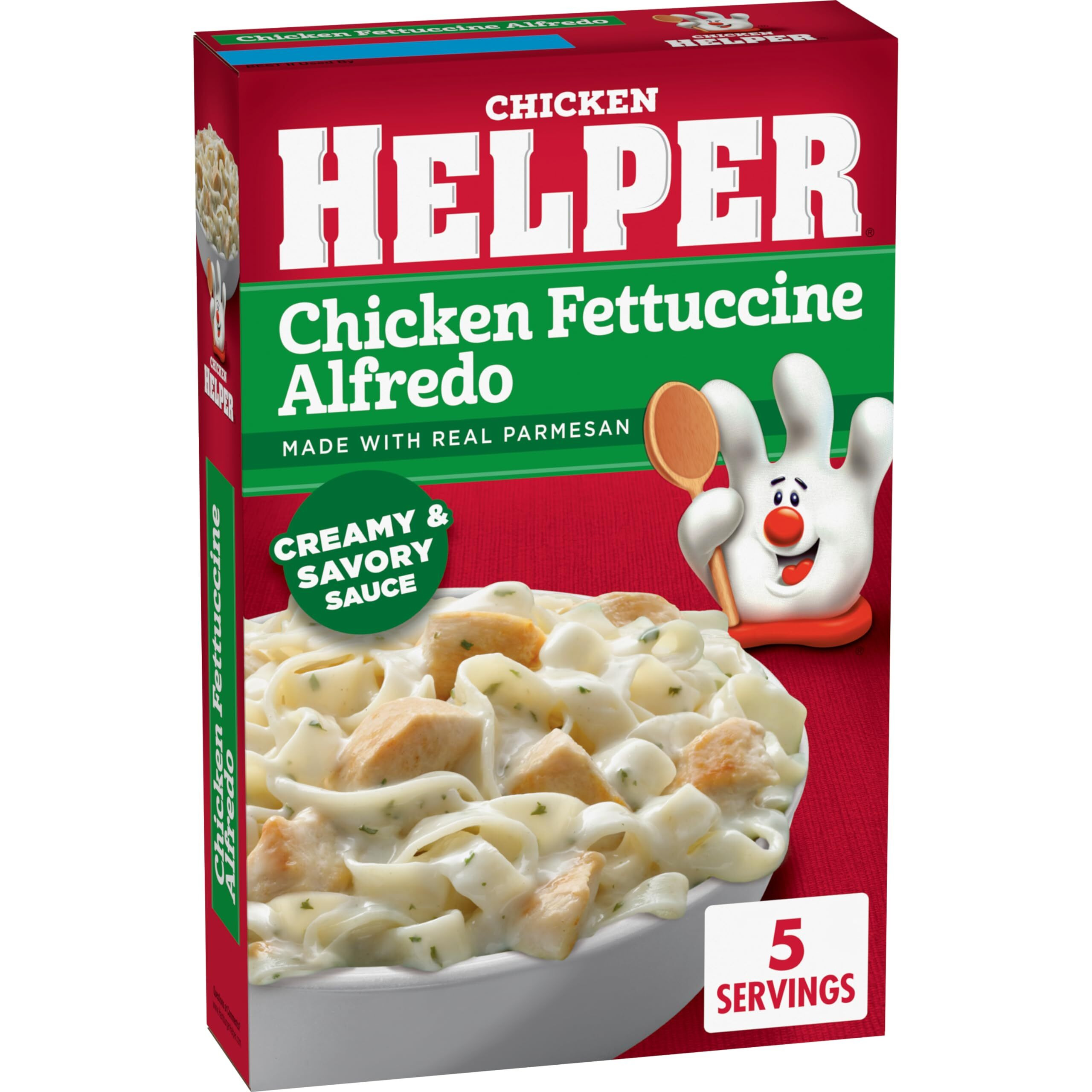 Chicken Helper Fettuccine Alfredo Pasta, 8.7 Ounces, 12 Per Case.