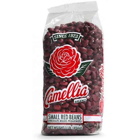 Camellia Brand Dried Small Red Beans, Caribbean-Style Bean, 1 Pound (Pack Of 6)