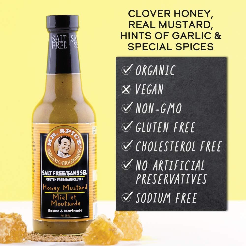 Mr. Spice Organic - Salt Free Sauce (Honey Mustard, Single)