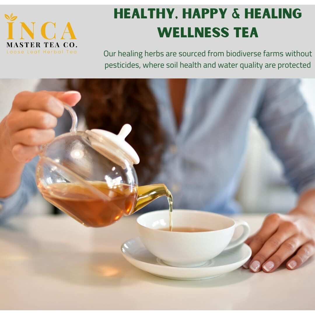 Inca Master Soursop Tea - Guanabana Graviola Leaves, 100 Grams (3.5 Oz)-Herbal Immunity Goodness, Soursop Tea For Wellness, Guanabana Fruit Soursop