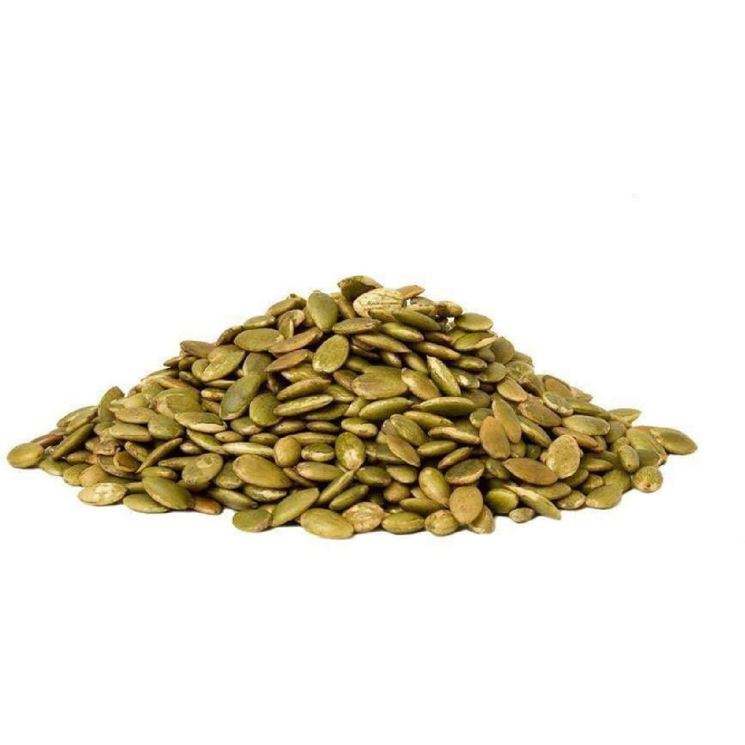 Dry Roasted Pepitas/Pumpkin Seeds With Himalayan Salt (2 Lbs.) - Roasted To Perfection In Small Batches For Added Freshness - Vegan & Keto Friendly - Farm Fresh Nuts Brand
