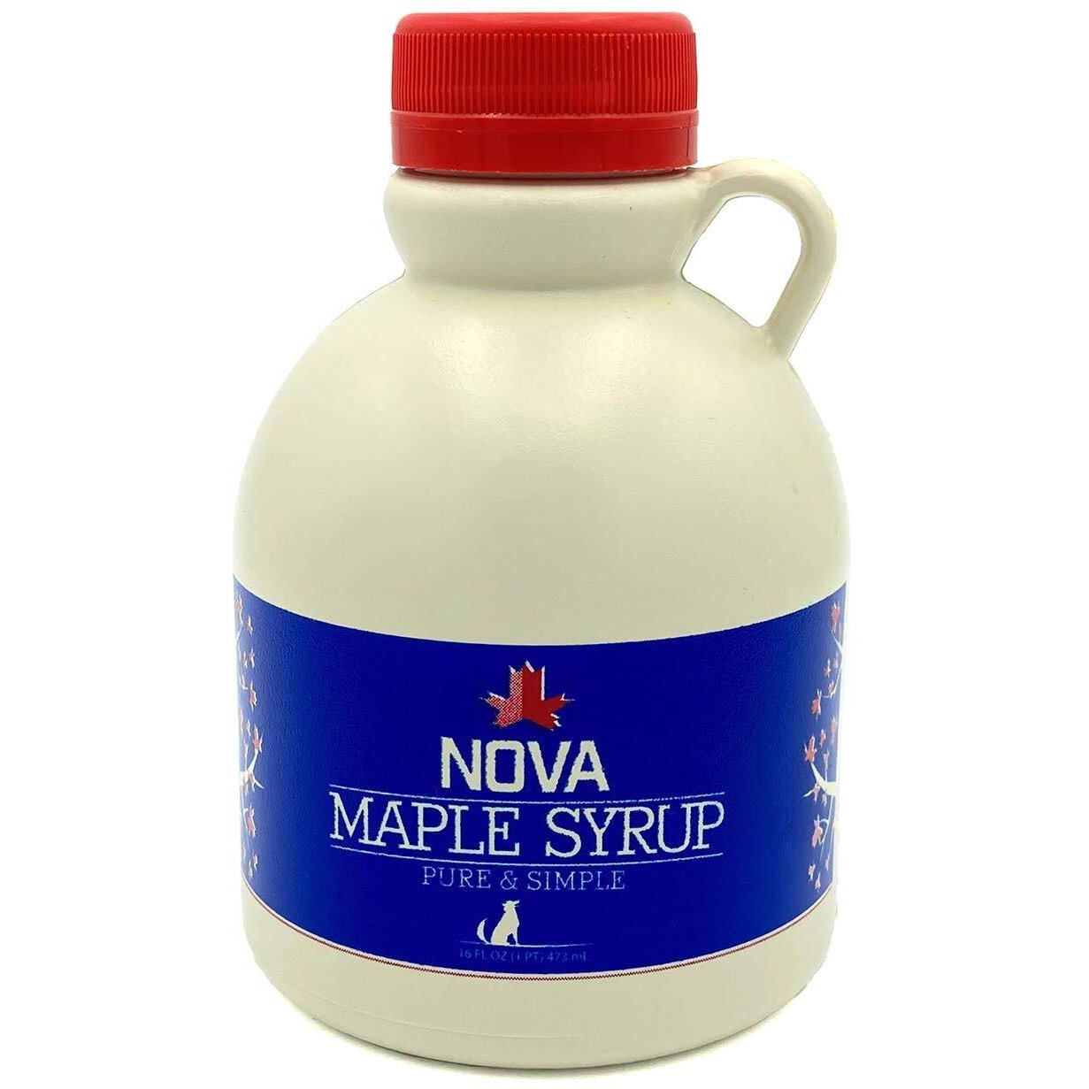 Nova Maple Syrup - Pure Grade-A Dark Robust Maple Syrup (Pint)