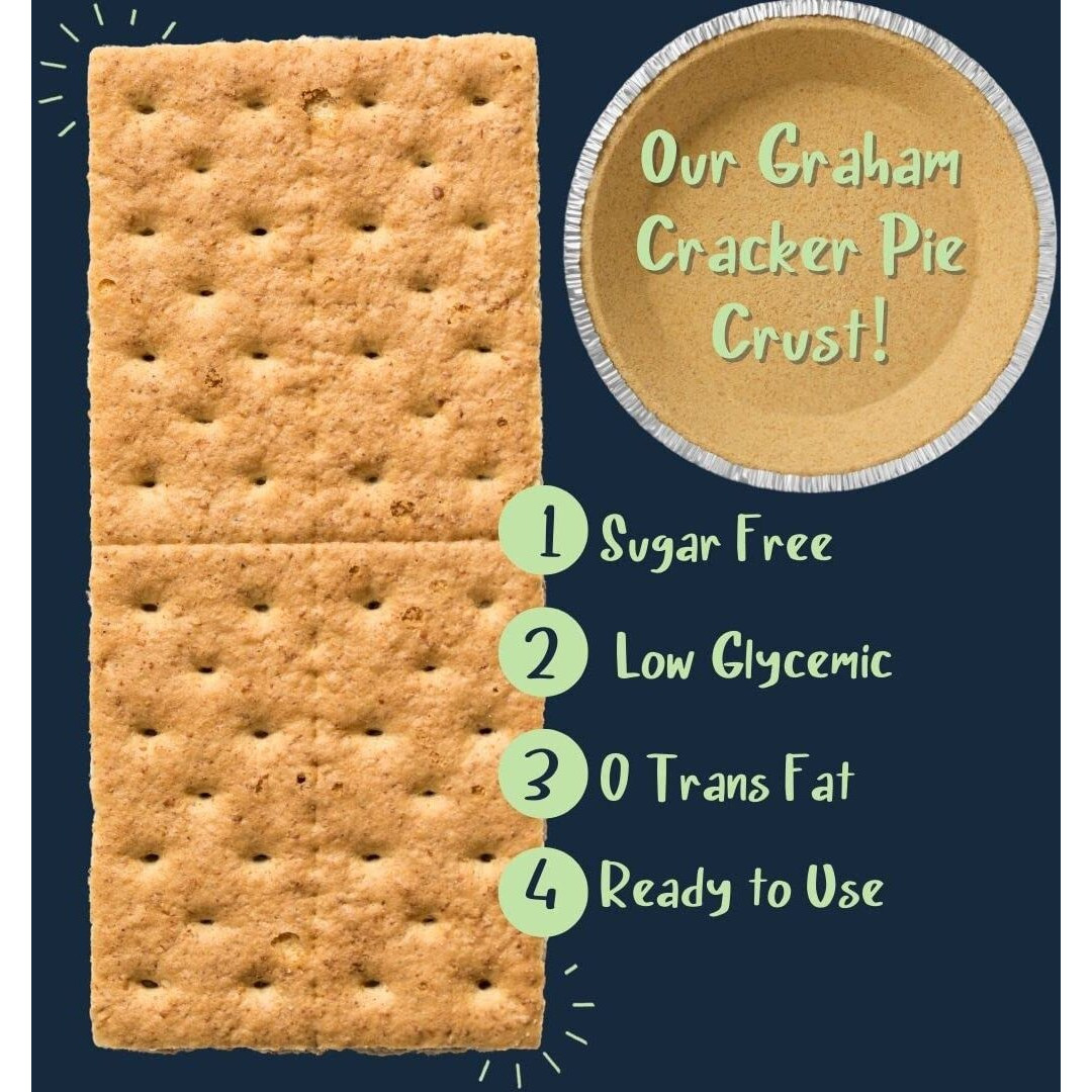 Fifty 50 Foods Sugar Free Ready To Eat Graham Cracker Pie Crust, 6 Ounce (Pack Of 6)