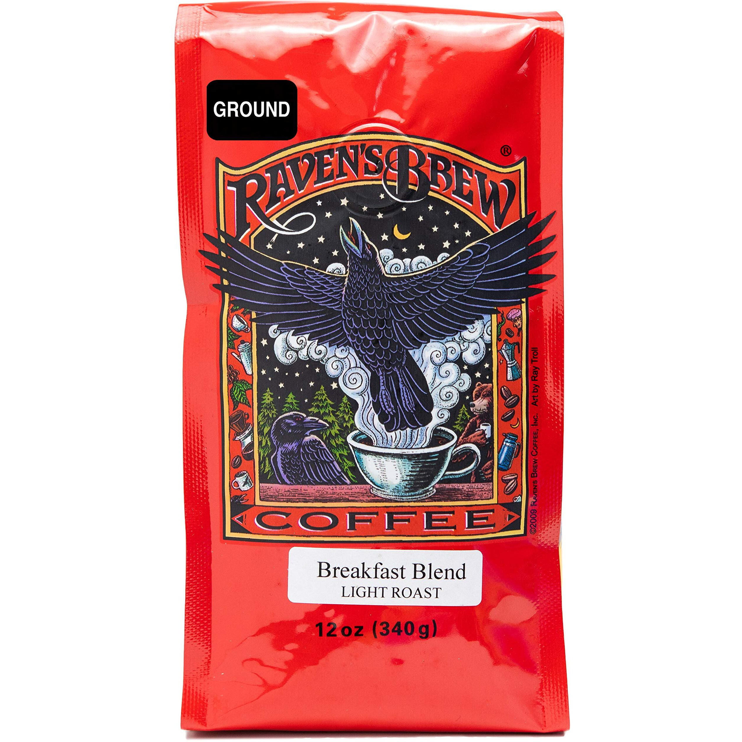 Ravens Brew Ground Coffee (Breakfast Blend)