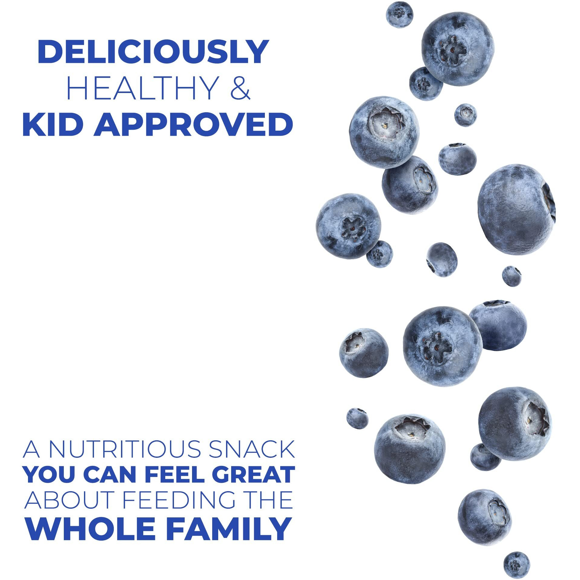 Betty Lou's Pb&J Bars | Peanut Butter & Blueberry Snack Bars | Gluten Free, Vegan, Non Gmo | Deliciously Healthy Snacks | Individually Wrapped, 2 Oz. Each (12 Pack)