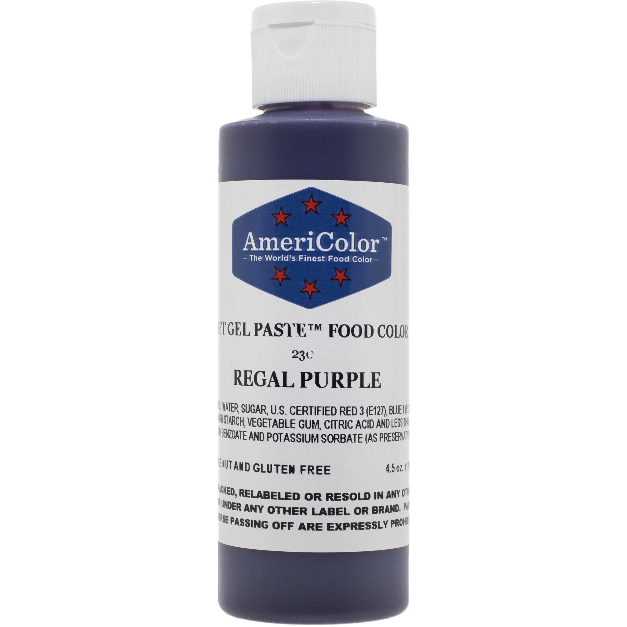 Americolor Soft Gel Paste Food Color, 4.5-Ounce, Regal Purple