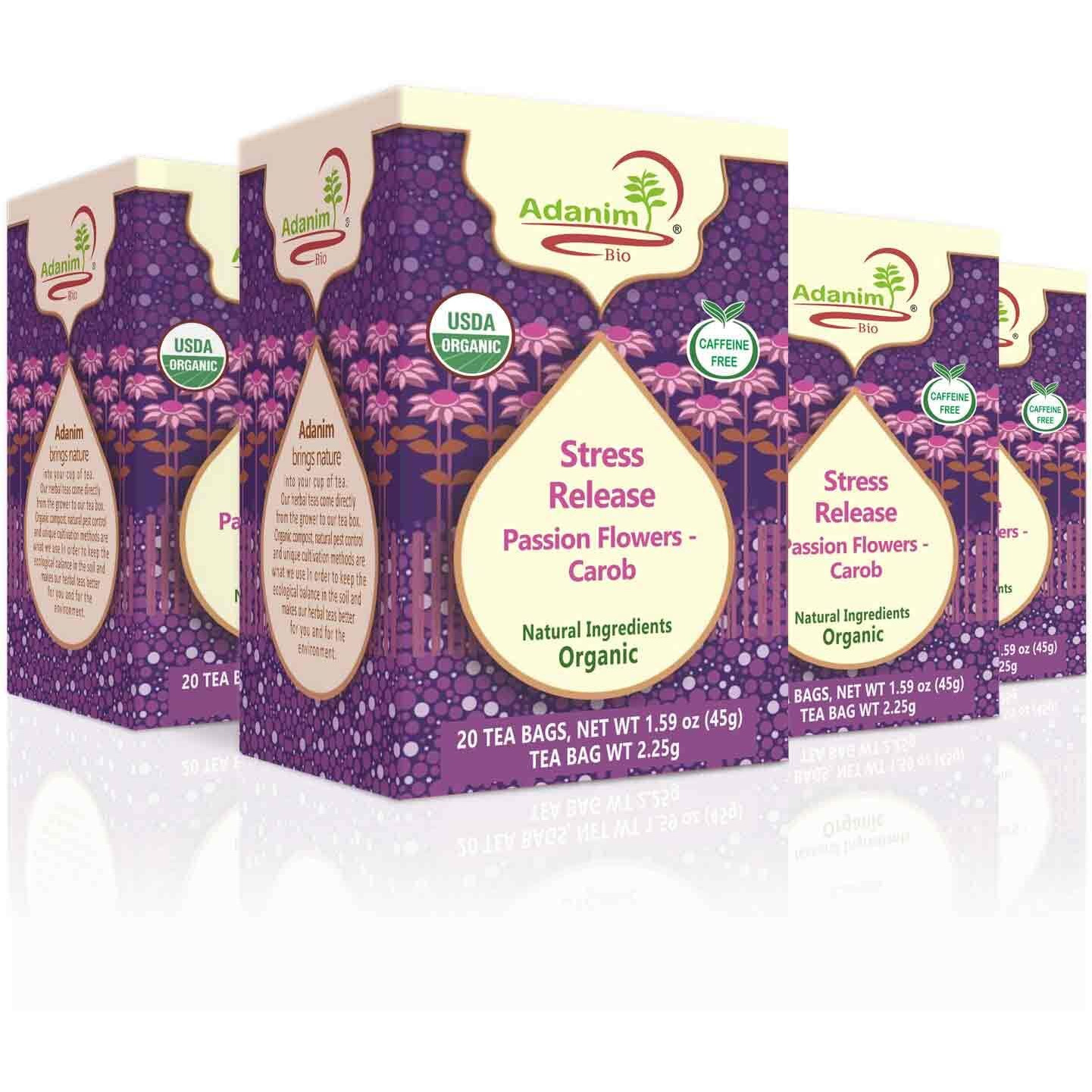 Adanim Bio Organic Herbal Tea (Passion Flower & Carob)
