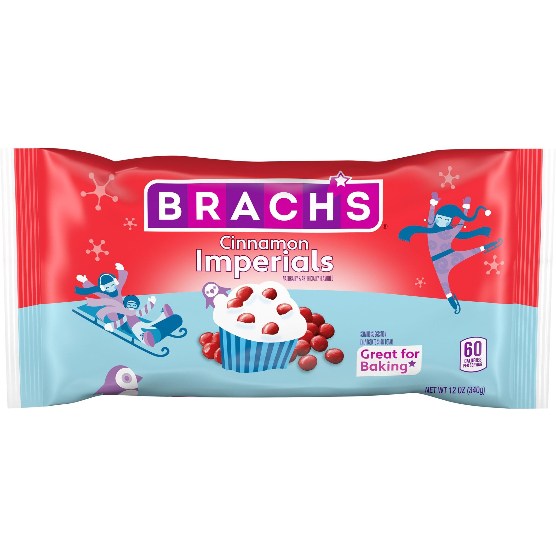 Brach's Cinnamon Imperials Candy, 12 Oz - Perfect For Festive Candy Dishes And Baking
