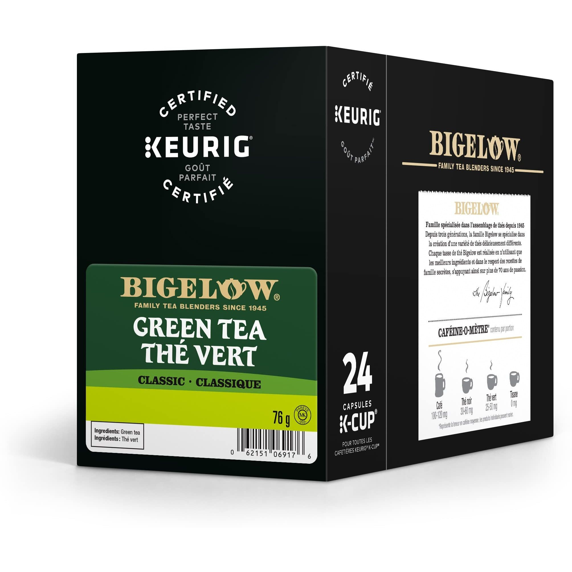 Bigelow K-Cup Portion Pack For Keurig Brewers, Green Tea, 24 Count