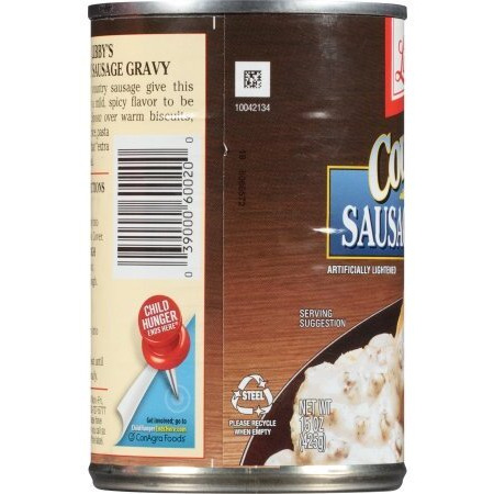 Libby's, Country Sausage Gravy, 15Oz Can (Pack Of 6)