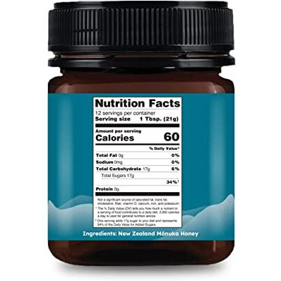 Melora Raw Manuka Honey From New Zealand | Umf 15+ | Mgo 525+ | 8.8 Oz Jar | Safe For Skin Care | Edible & Healthy Sugar Alternative | Traceable From Hive To Hand Manuka Honey