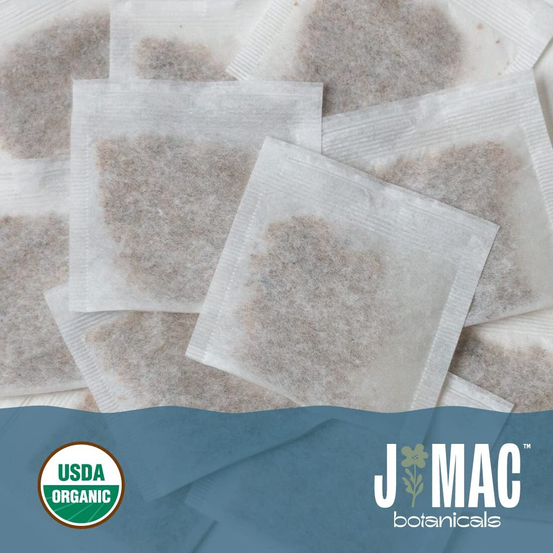 J Mac Botanicals Organic Spearmint Tea (50 Teabags), Usda Certified
