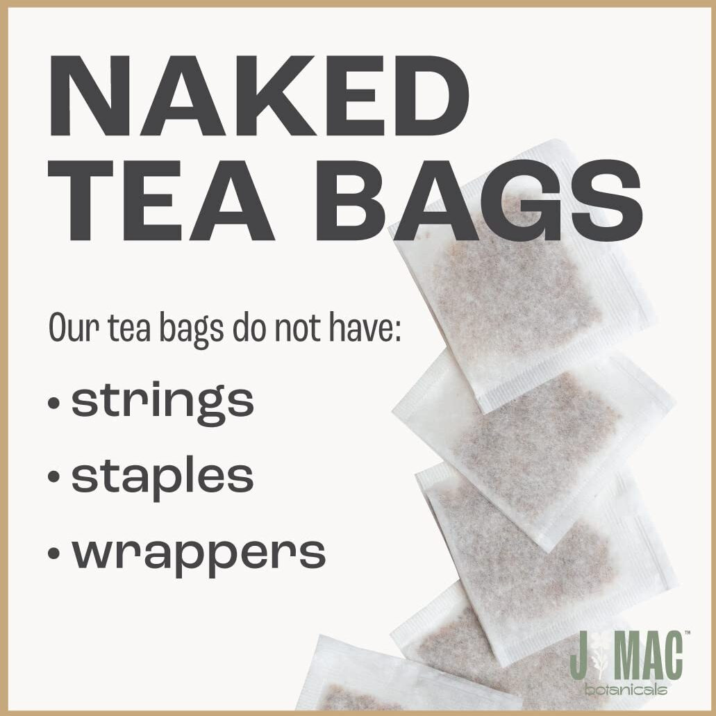J Mac Botanicals Organic Spearmint Tea (50 Teabags), Usda Certified