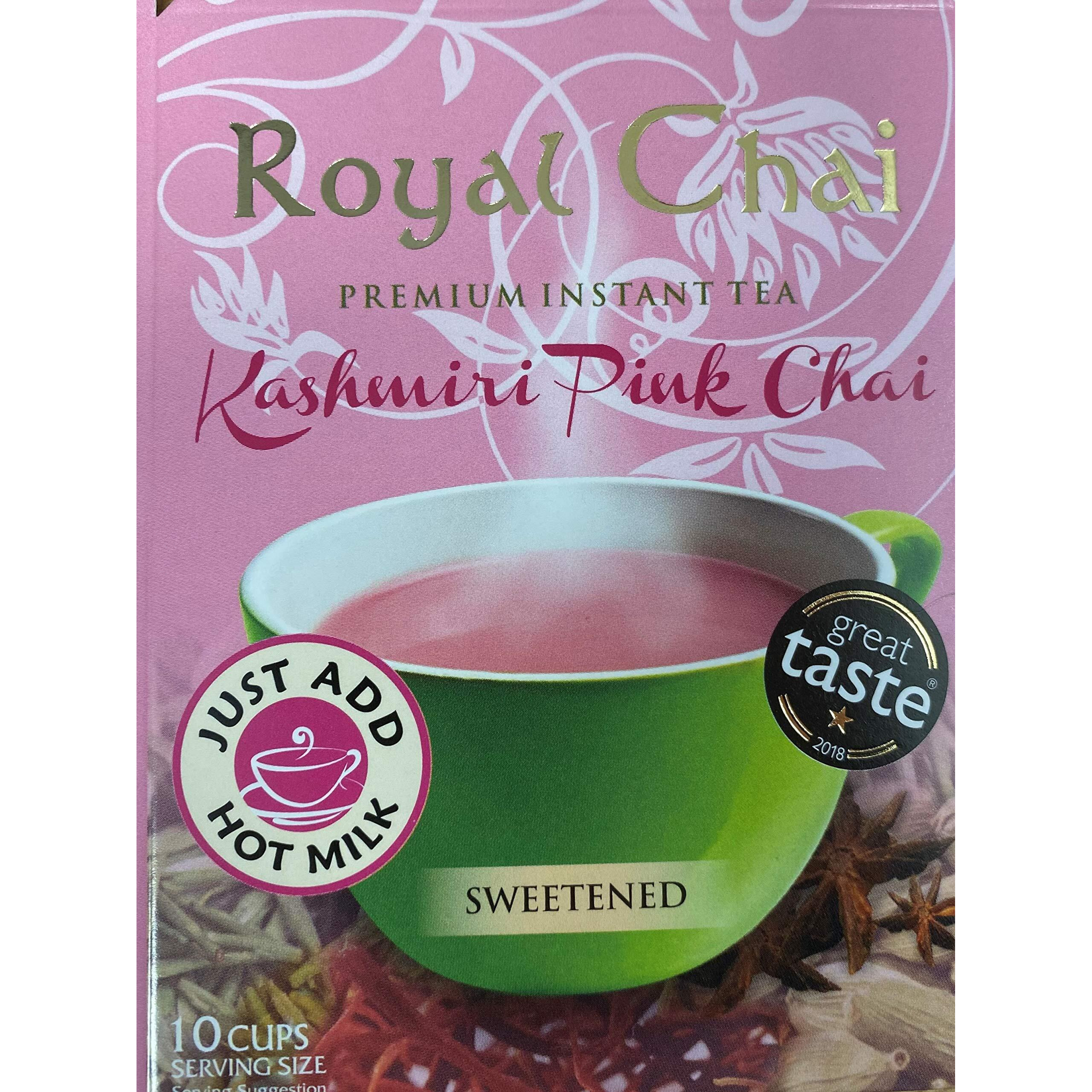 Royal Chai Premium Instant Tea Kashmiri Chai (Pink Tea) Sweetened