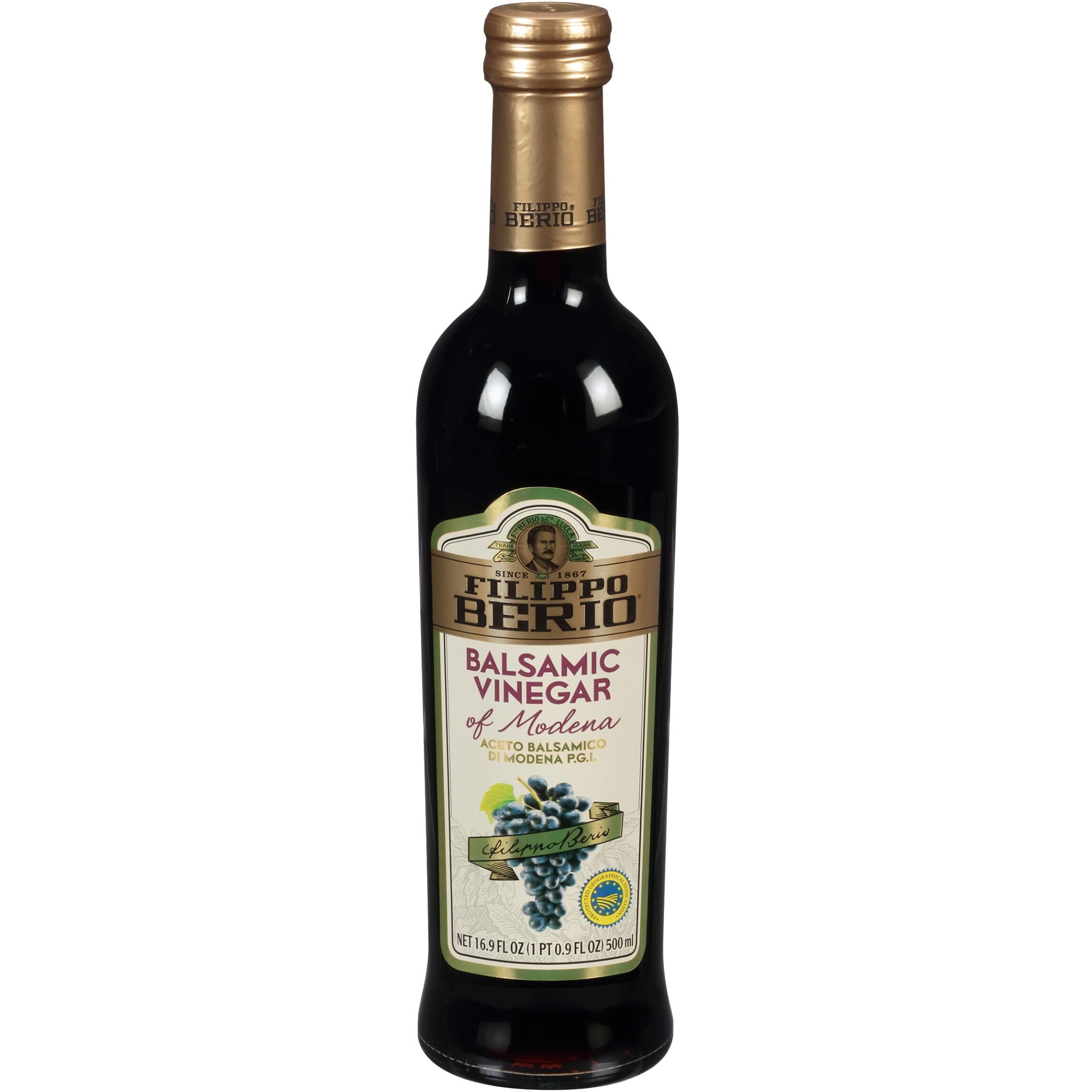 Filippo Berio Balsamic Vinegar Of Modena 16.9 Fl Oz Glass Bottle