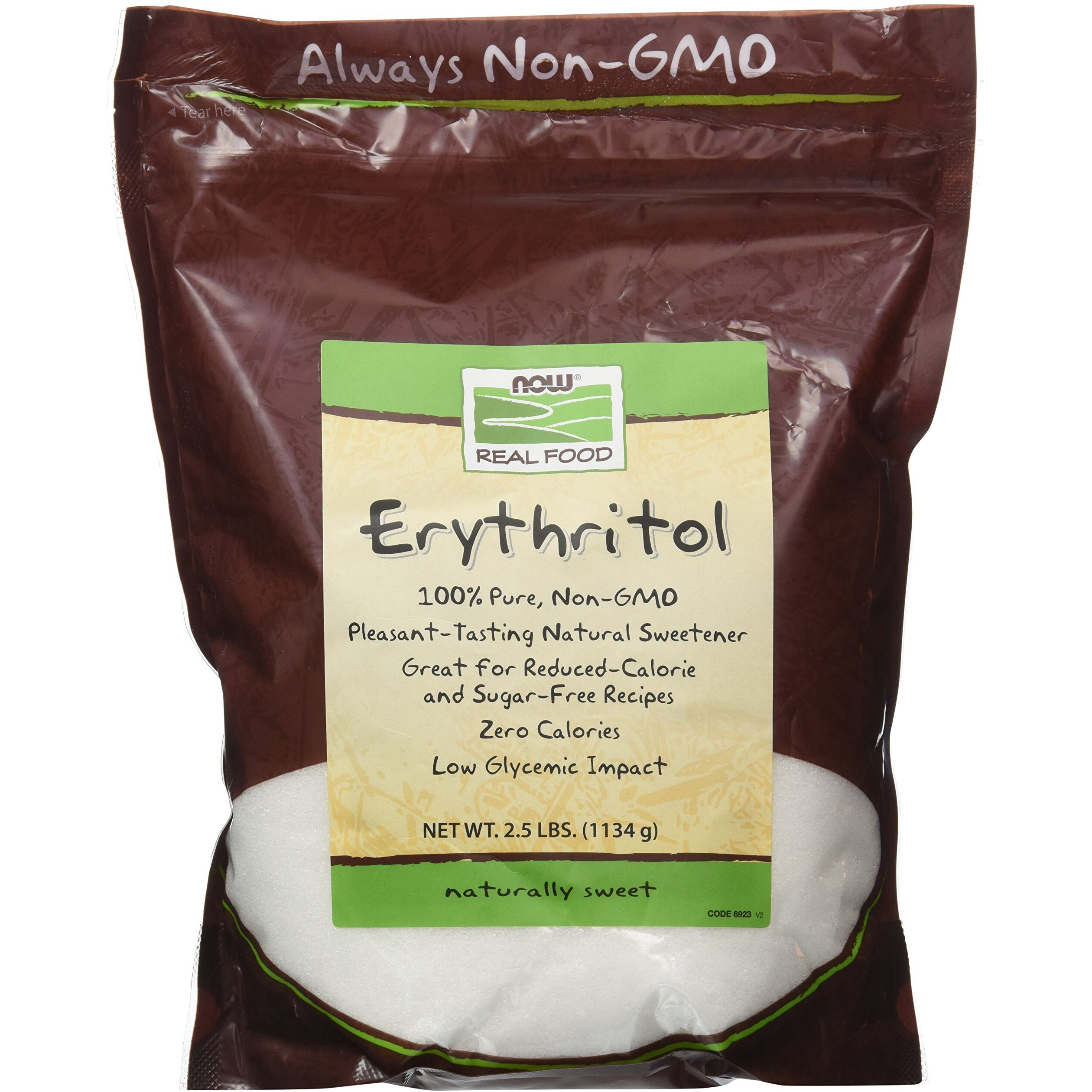 Now Foods Erythritol Natural Sweetener, 40 Ounce (Pack Of 2)